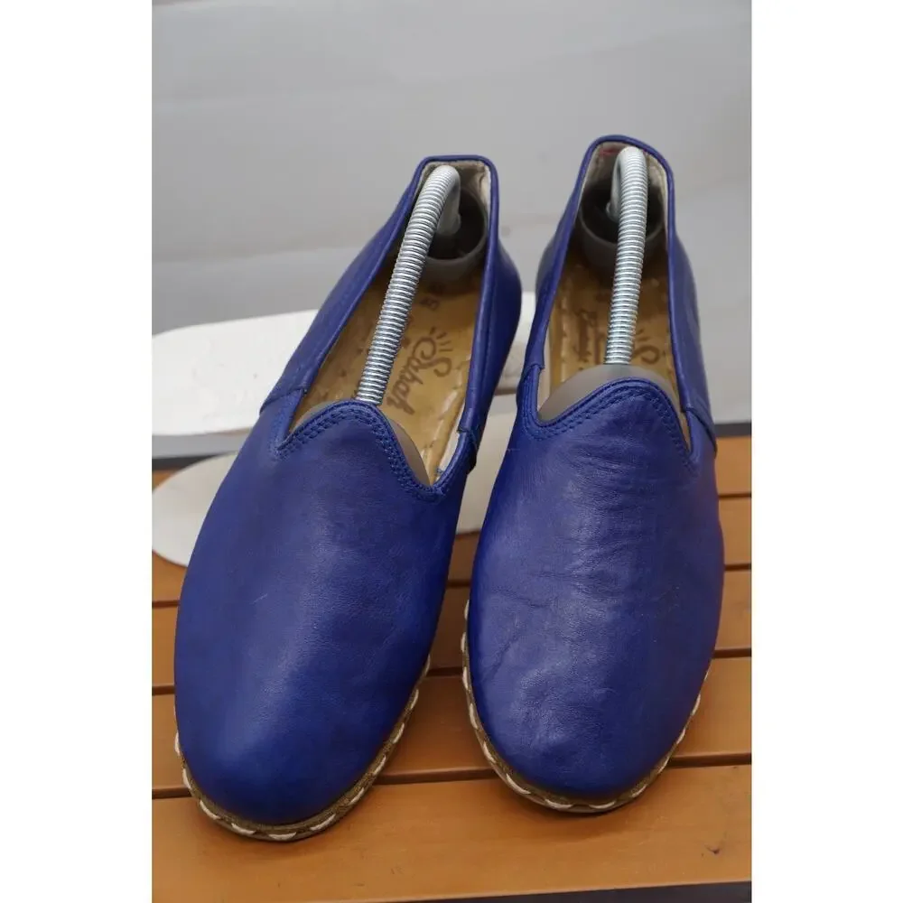 Sabah Loafer Size 40/ 8.5 leather Slip On Shoes Turkey Handmade